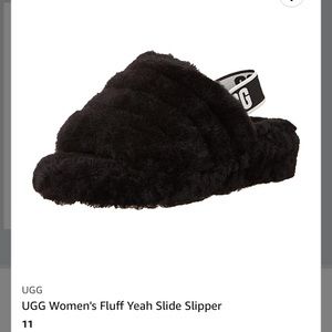 Ugg fluff slides